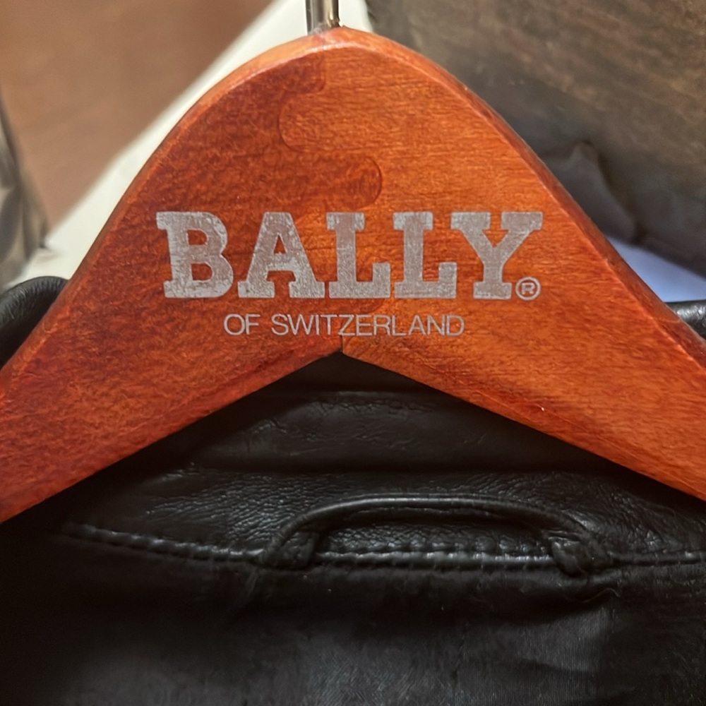 Men’s Bally Leather Bomber Jacket - Picture 12 of 12